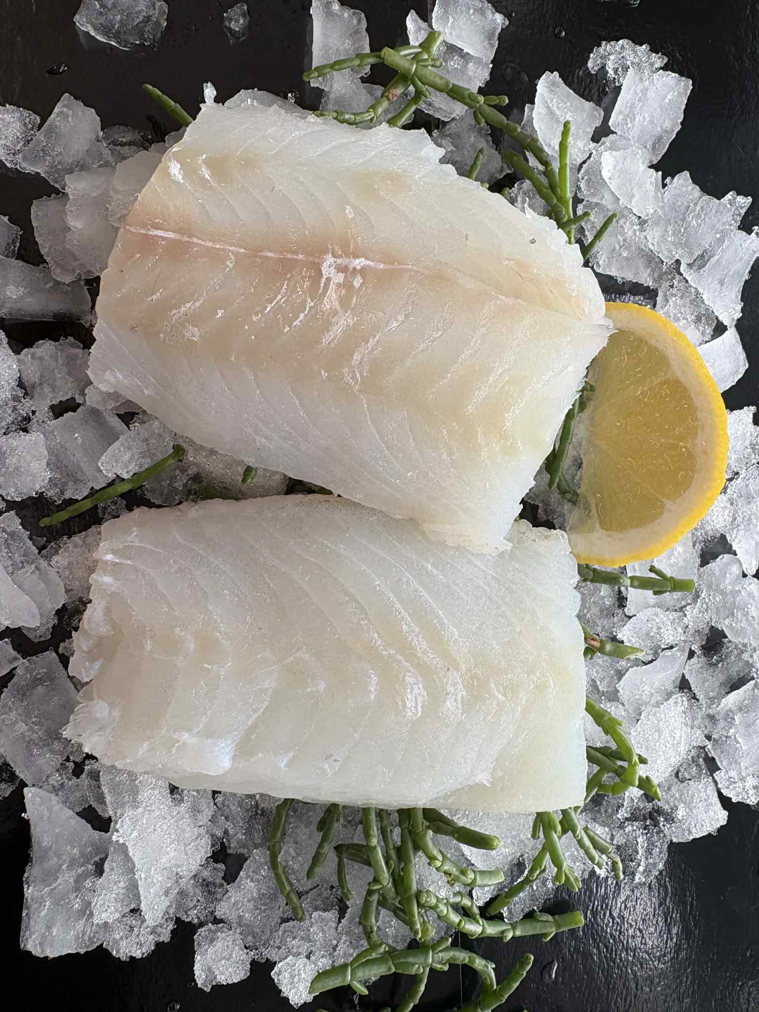 Cod skinless portions x 2, 300g