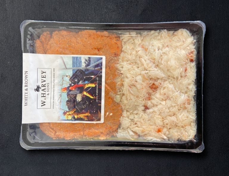 50/50 White & Brown Crab meat 250g | W Stevenson & Sons Ltd