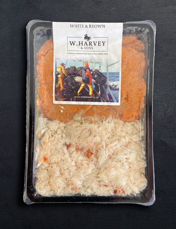 50/50 Cornish White & Brown Crab meat 250g | W Stevenson & Sons Ltd